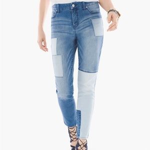 Chicos So Slimming Patchwork Girlfriend Jeans